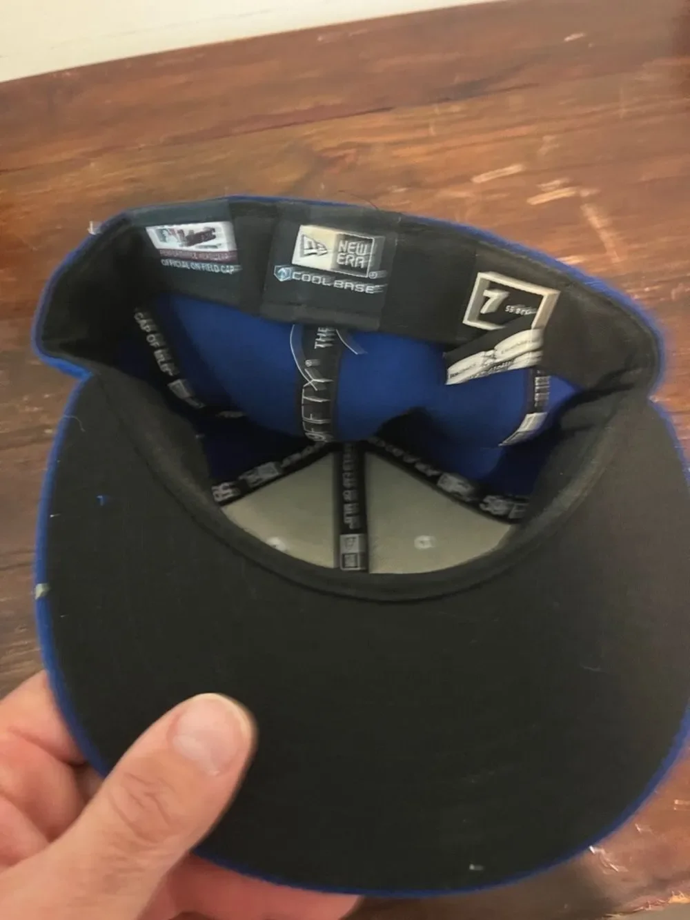 Used Toronto Blue Jays MLB authentic fitted baseball 7 hat cap B